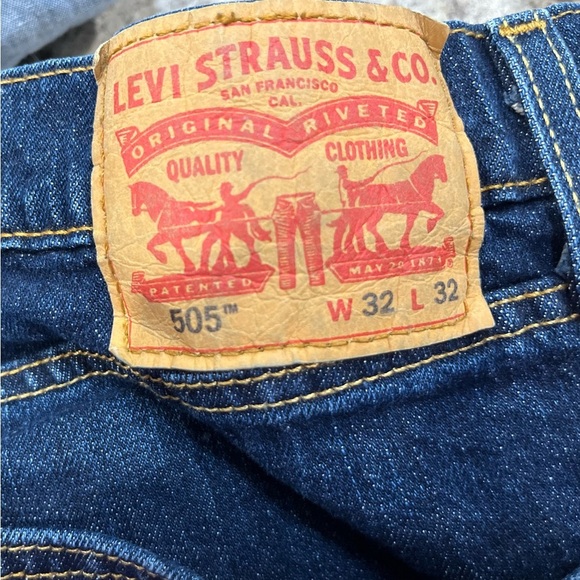 LEVIS RED TAB 505™ REGULAR FIT MEN'S JEANS 32x32 - Picture 4 of 10